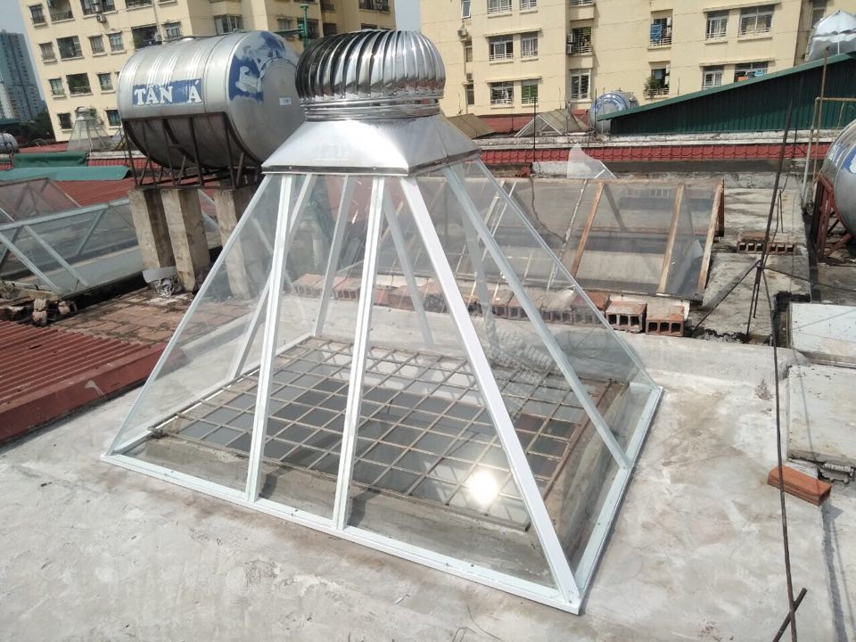 Quả cầu hút nhiệt mái tôn 8